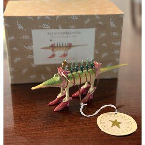 Patience Brewster Gloria Alligator Ornament Leukemia Society 7” Ornament READ